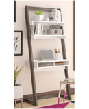 Ladder New White Work From Home Study Table By Miza