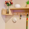 MDF Wall Mounted Key Hooks Shelf By Miza