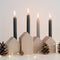 Wooden House Design Candle Holder Set Of 2 By Miza