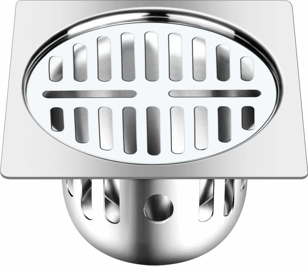 Nirali Alena Anti Cockroach Floor Drain In Stainless Steel 304 Grade - peelOrange.com