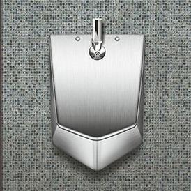 Nirali Cory Satin Finish Urinal in Stainless Steel 304 Grade - peelOrange.com