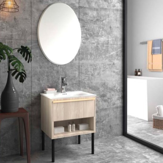 Outline & Metro Floor Standing Washbasin Vanity By TGF