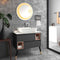 Optra & Zara Butter Nut Dark Brown Vanity For Bathroom By TGF