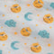 Moon Cat Random Printed Muslin Swaddle Blanket For Baby By MM - 1 Pc