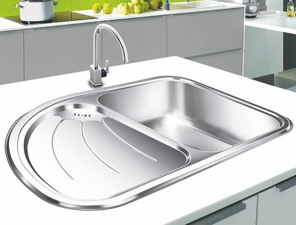 Nirali Ultimo Kitchen Sink in Stainless Steel 304 Grade + PVC Plumbing Connector - peelOrange.com
