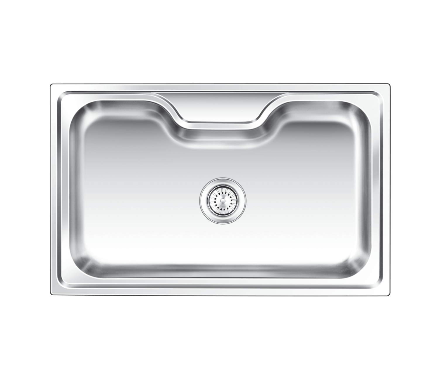 Nirali Eureka Delux ( Big & Small ) Glossy/Satin Finish Kitchen Sink in 304 Grade + PVC Plumbing Connector - peelOrange.com