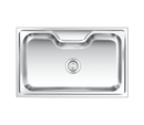 Nirali Eureka Delux ( Big & Small ) Glossy/Satin Finish Kitchen Sink in 304 Grade + PVC Plumbing Connector - peelOrange.com