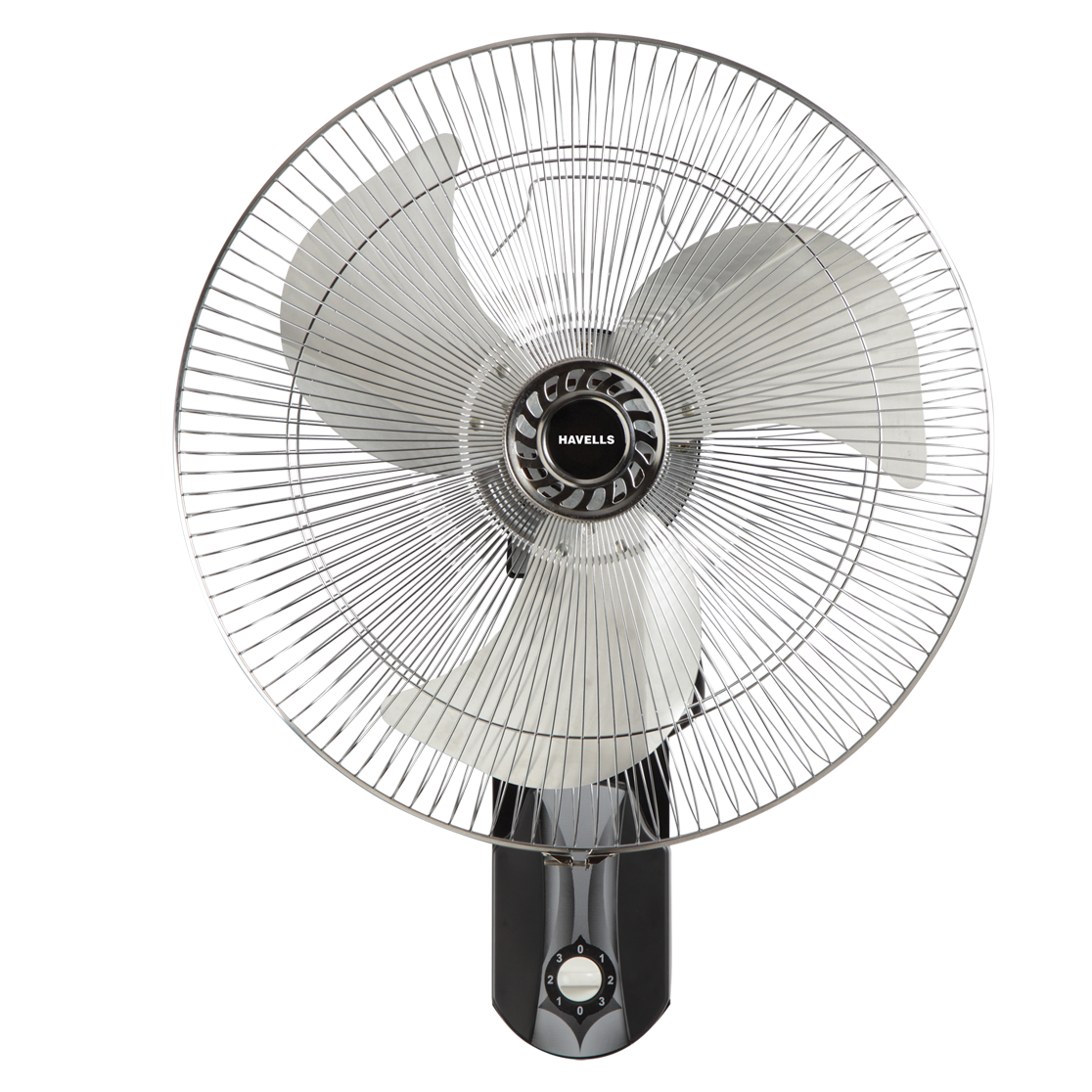 Havells V3 450 mm Wall Fan (Silver Black) - 1 PC