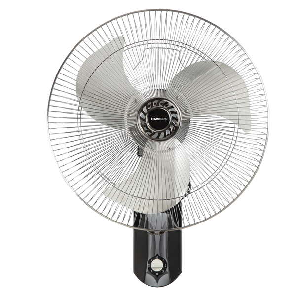 Havells V3 450 mm Wall Fan (Silver Black) - 1 PC