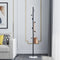 Nordic Style Tree Shaped Coat Stand With Wooden Base With 8 Hangers