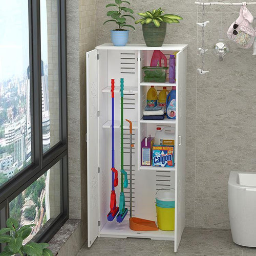 Floor Standing MOP Shelf Storage Cabinet 