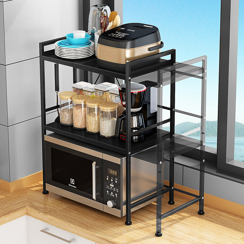 Kitchen Microwave Metal Shelf Rack Organiser Cum Oven Stand For Househ