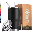 304 Stainless Steel Portable Coffee Mugs For Travel Coffee Vacuum Flask with Steel Straw & Lid|900 ML