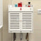 Wall Mounted PVC Bathroom [ 38 ] Storage Cabinet With Free Soap Dish By Miza