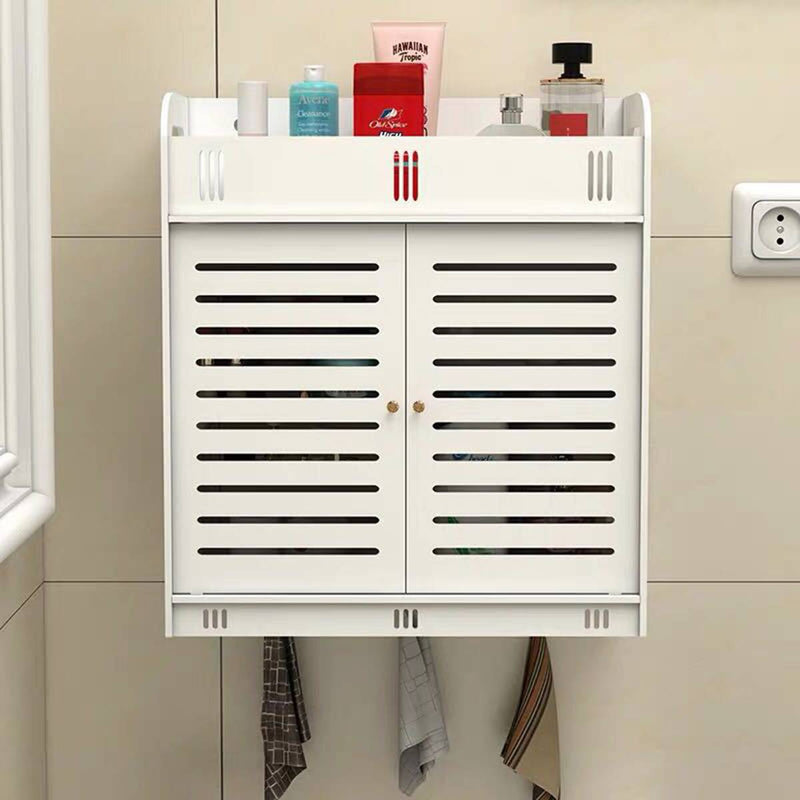 Wall Mounted PVC Bathroom [38] Storage Cabinet With By Miza