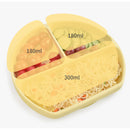 Round Design Eco-Friendly Baby Silicone Bibs Dinner Plate/Feeding Set By CN