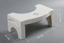 Perfect Squat Potty Step Stool For Western Toilet Commode Chair (White) bY CN