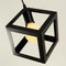 Modern cage pendant light iron minimalist retro Scandinavian loft pyramid pendant lamp metal Hanging Lamp E27 Indoor