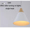 Modern Conical Nordic Pendant Light For Cafe & Bars With LED Bulb 1PC