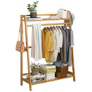 Louis Fashion Clothes Rack Simple Floor Bedroom Shelf