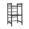 Black Metal Microwave 2 tier stand 