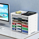 Best office filing rack In PVC board Rack (White) By Glitzz - peelOrange.com