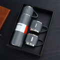 Double-Layer Steel Thermos Coffee Tumbler Travel Mug Business Trip Water Bottle Gift Box 500 ML By CN