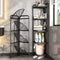 Modern Kitchen Metal Corner Triangle Storage Kitchen Trolley