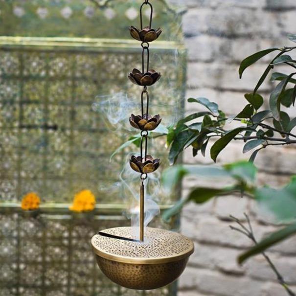 Home Purifying Bakhoor Loban Daan Lamp Hanging - peelOrange.com