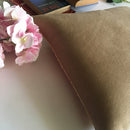 Brown Color Suede Fabric Sofa Cushion Cover