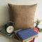 Brown Color Suede Fabric Sofa Cushion Cover