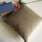 Grey Self Design Wave Pattern Velvet Cushion Cover Design (16 x 16 ) 1Pc