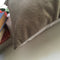 Grey Self Design Wave Pattern Velvet Cushion Cover Design (16 x 16 ) 1Pc