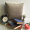Grey Self Design Wave Pattern Velvet Cushion Cover Design (16 x 16 ) 1Pc