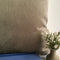 Grey Self Design Wave Pattern Velvet Cushion Cover Design (16 x 16 ) 1Pc