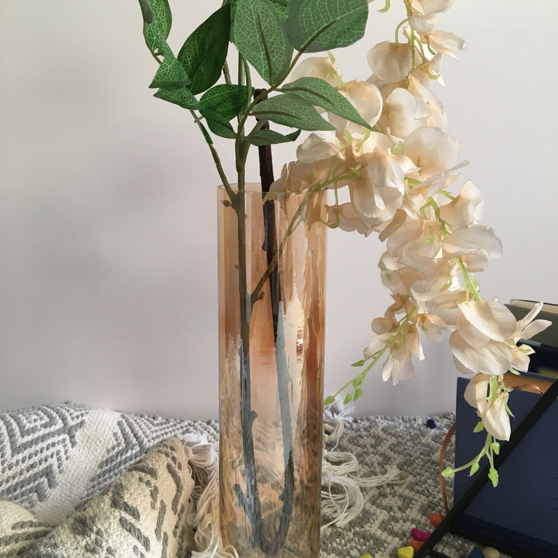 Artificial Wisteria Flower Hanging/Vase Stick 