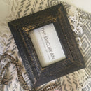 Antique White & Gold Wood Picture Frame By HMF