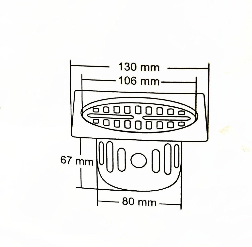 Nirali Alena Anti Cockroach Floor Drain In Stainless Steel 304 Grade - peelOrange.com