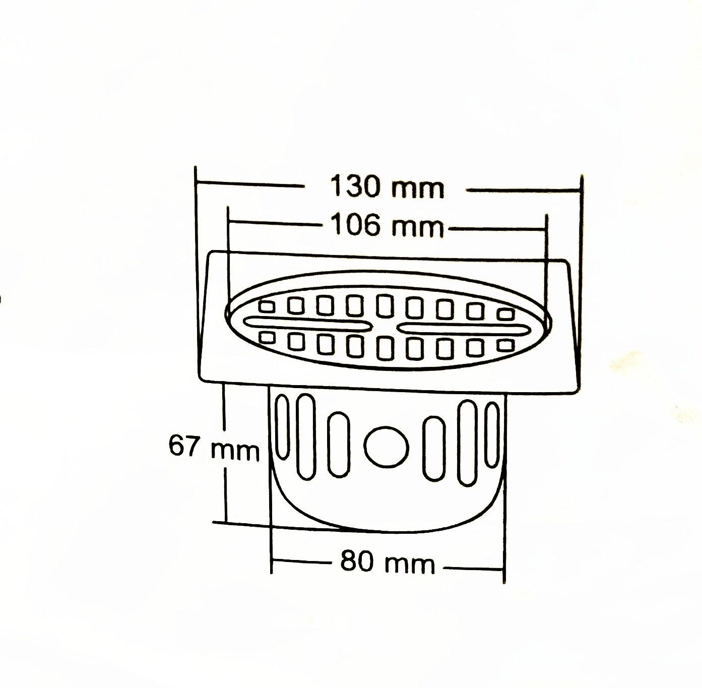 Nirali Alena Anti Cockroach Floor Drain In Stainless Steel 304 Grade - peelOrange.com