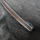 Arc Shape Hexagonal Pattern Metal Silver Tone Door/Cupboard Pull Handle 1Pc By DH