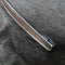 Arc Shape Hexagonal Pattern Metal Silver Tone Door/Cupboard Pull Handle 1Pc By DH