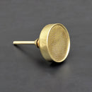 Brass Pinhole With Ring Cabinet Knob - peelOrange.com