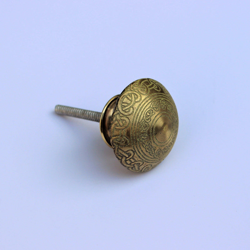 Decorative Vintage Handmade Brass Drawer Knobs - peelOrange.com