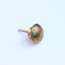 Brass Dotted Design Circular Cabinet Knob - peelOrange.com