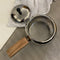 Stainless Steel Tableware Service Cooker with Wooden Handle For One Portion MK