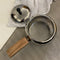 Teflon Stainless Steel Tableware Service Cooker with Wooden Handle For One Portion MK