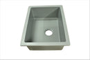 Nirali Livia Quartz Single Bowl Kitchen Sink in Quartz - peelOrange.com