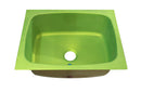Nirali Grace plain Stainless Steel Single Bowl Kitchen Sink in 304 Grade + PVC Plumbing Connector - peelOrange.com