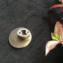 Round Classic Matt Brass Finish Cupboard Door Knob Drawer Pull 1Pc By DH