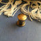 Long Round Brass Finish Cupboard Drawer Pull Knob 1Pc By DH